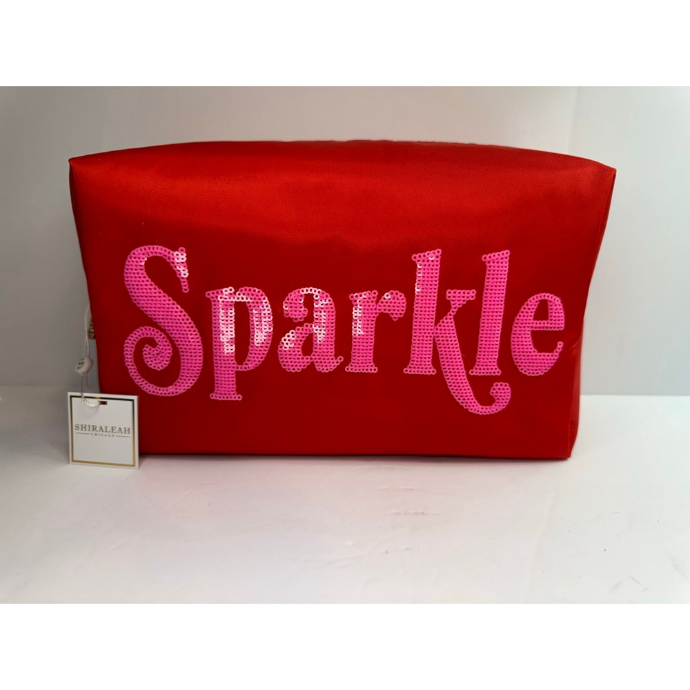 Large Shiraleah “Sparkle” Cosmetic Pouch